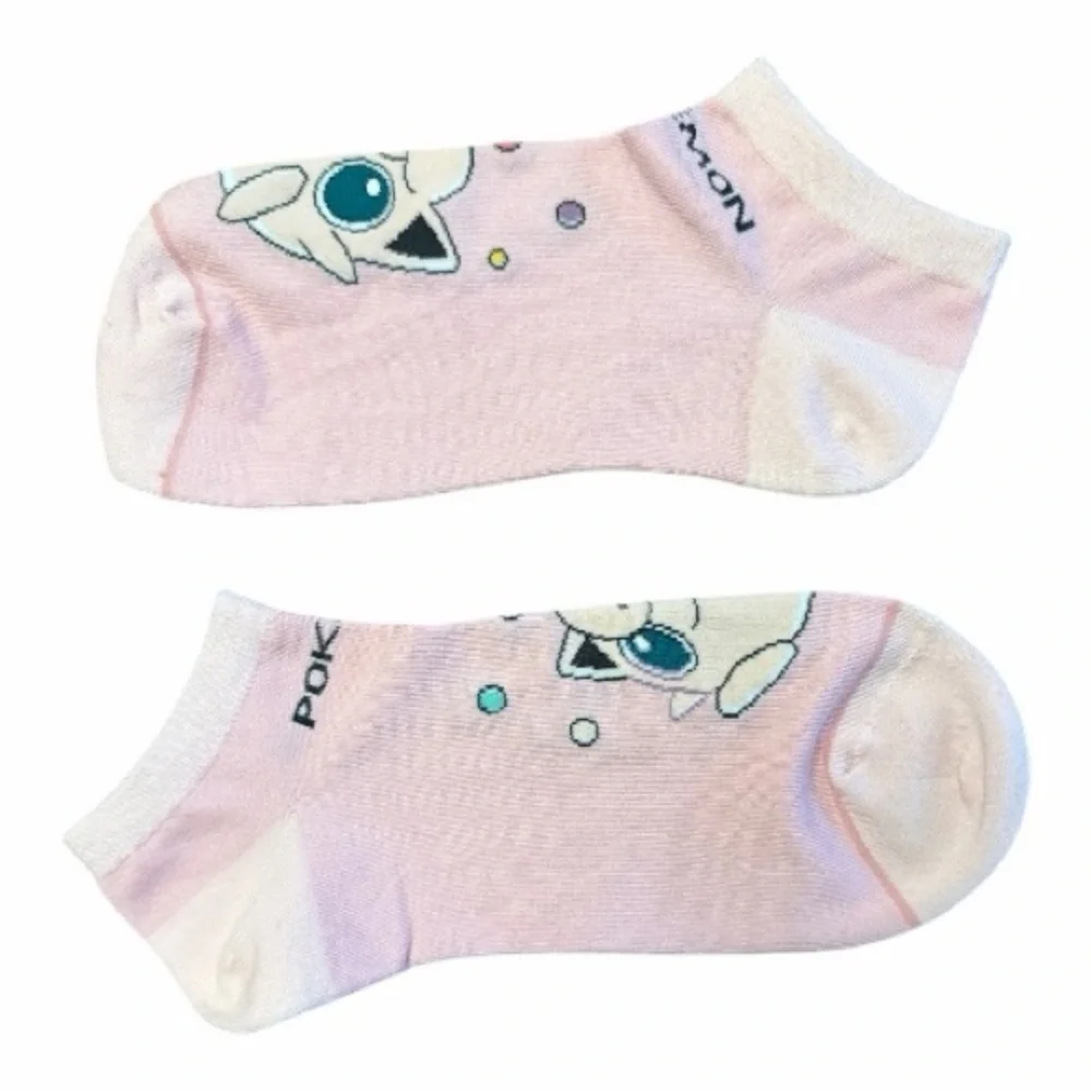 Pokémon Jigglypuff Pink Ankle Socks